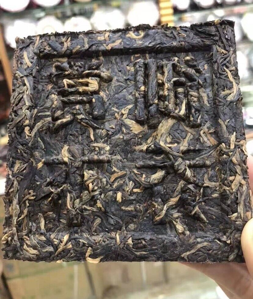 Ba Jiao Ting Royal Reward Arbor Square Tea 200g Pu'er Tea Green Brick 200g
