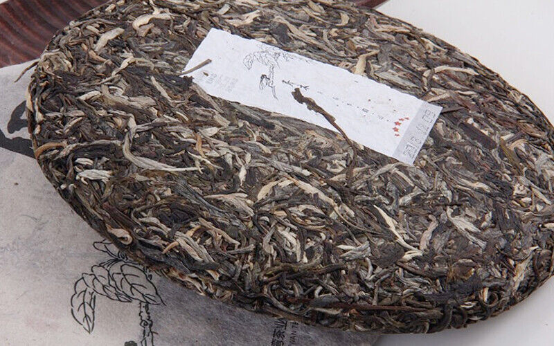 HelloYoung 2013 Haiwan Old Comrade Five Star Arbor 357g Qiaomu Puerh Tea Age-Fermeted Tea