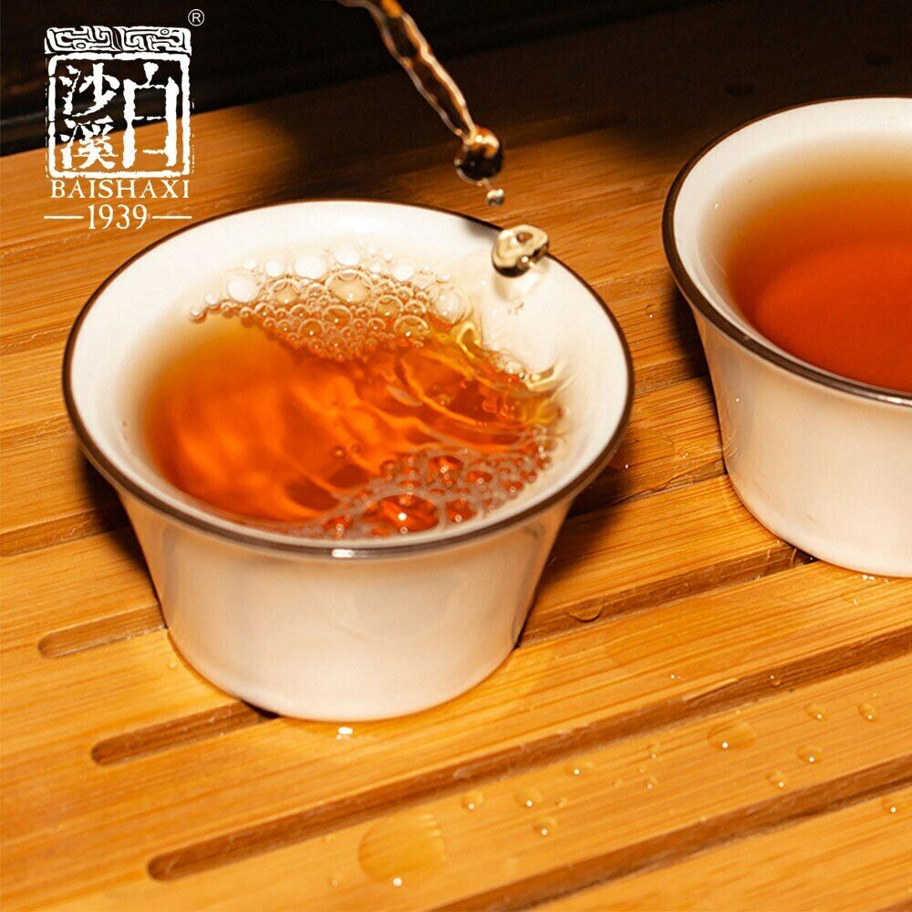 HelloYoung Anhua Baishaxi yr Hei Zhuan Cha Dark Tea Brick Tea China Tea 400g