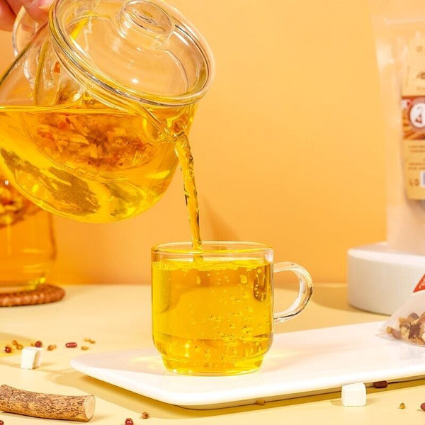 HelloYoung Health Tea Five Fingers Hairy Peach and Tuckahoe Tea五指毛桃土茯苓茶红豆薏米苦荞赤小豆橘皮芡实栀子祛湿茶