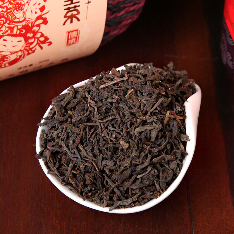 500g  Aged Black Dark Tea Basket  Premium Three Cranes Liupao Hei Cha Liu Bao Main image