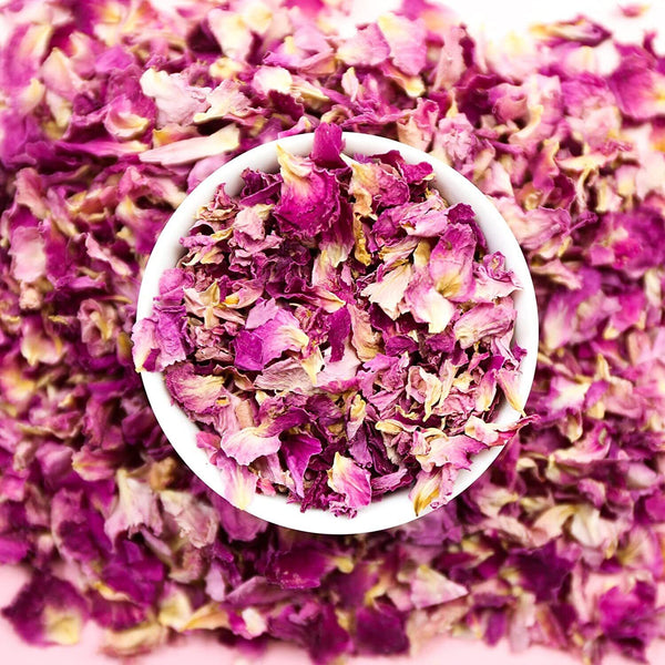 HelloYoung TEARELAE Dried Rose Petals 1.3oz/37g Pure Natural Edible Rose Flowers