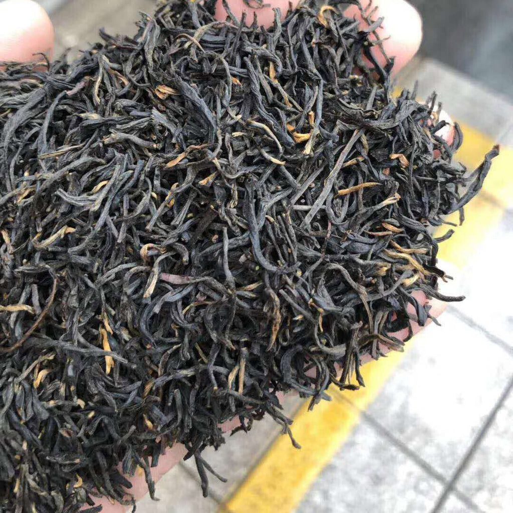 HelloYoung TeaOrganic Wuyi Black Tea Jin Jun Mei Golden Eyebrow Junmee Chinese Black Tea 250g