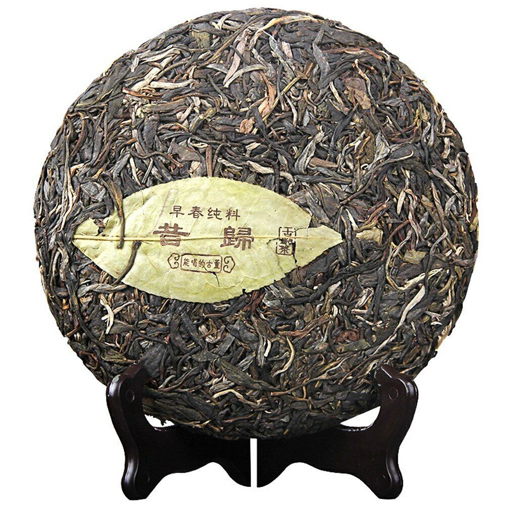 HelloYoung Yunnan Xigui Mountain Raw Puer Traditional Handmade Sheng Puerh Tea 357g