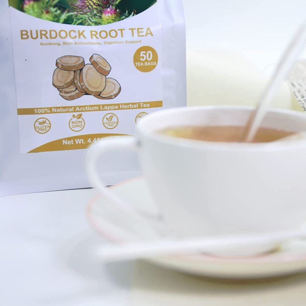 HelloYoung TEARELAE Burdock Root Tea 2.5g x 50 Count Natural Burdock Root Tea Bags