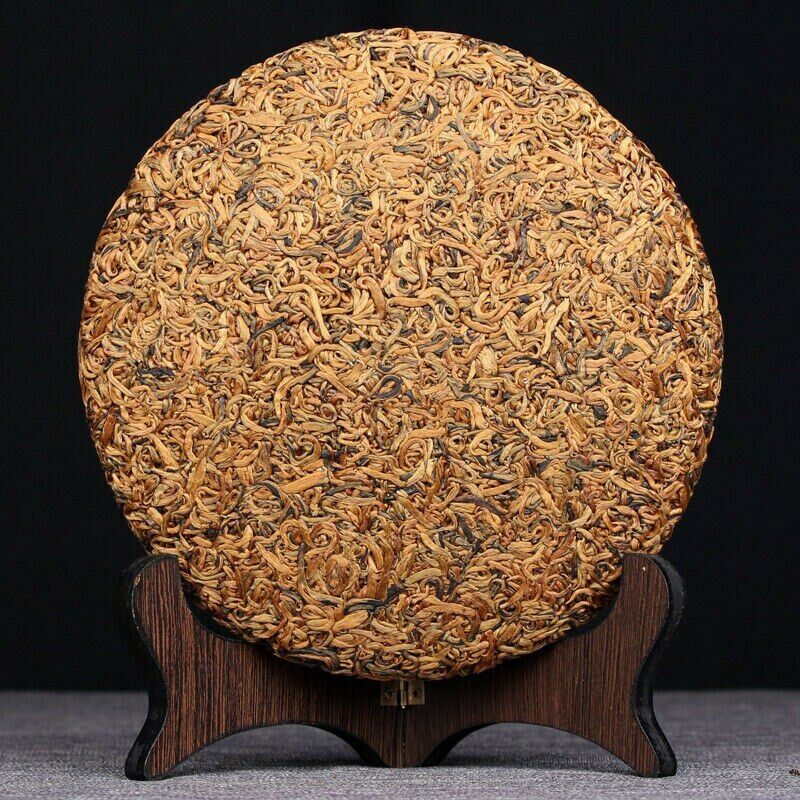 Fengqing Golden Buds Honey Flavor Dian Hong Dianhong Cake Black Tea 357g/12.59oz