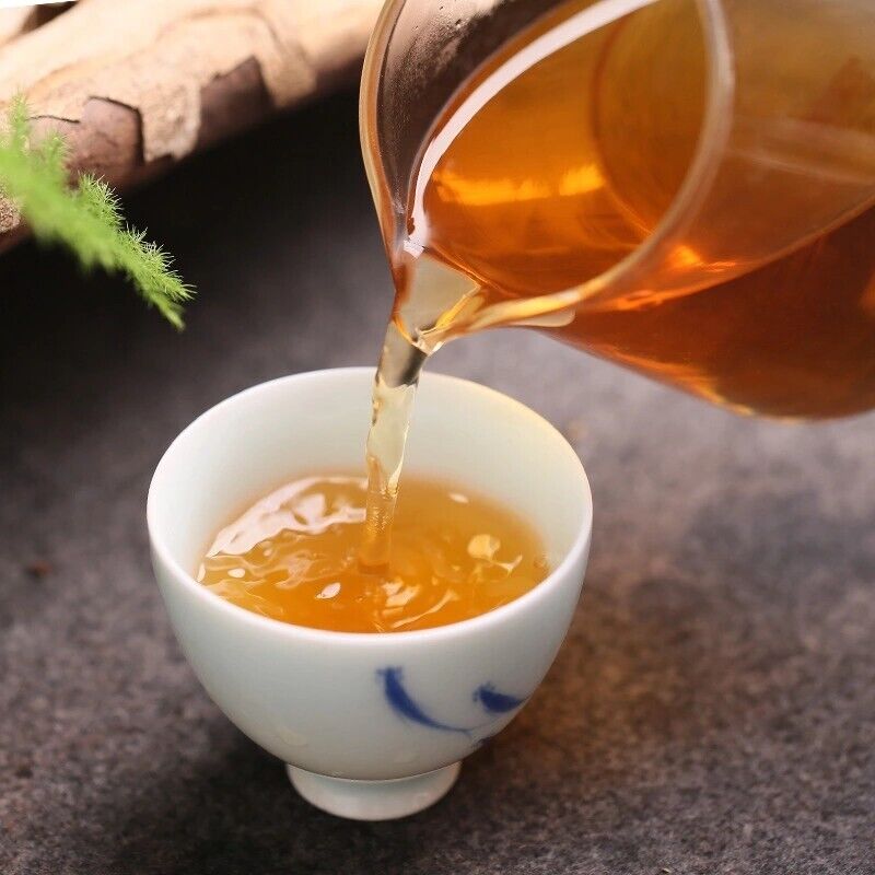 HelloYoung Xiaguan Golden Silk Tuo Cha Organic Puer Tea Raw Pu-erh Tea Tuocha 100g Box