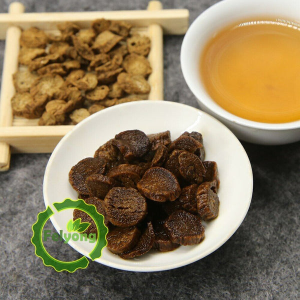 HelloYoung Dried Gold Burdock Root Herbal Tea Loose leaf Chinese Flavor Slimming Tea