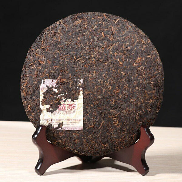 HelloYoung Puer Tea 357g Yr TAETEA 7592 Shu Pu-erh Cake Tea 357g 1901 Ripe Pu'er Puerh