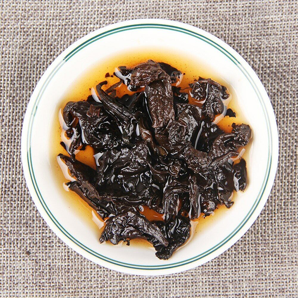 HelloYoung Tibetan Mellow Ancient Rhyme Tea Brick Ripe Puer Tea Yunnan Shu Puerh 1000g