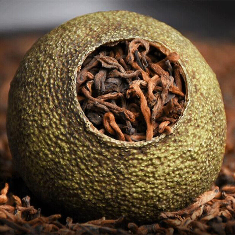 HelloYoung Black Tea Yunnan Ripe Puerh TeaChenpi Puer Old Ecology Loose Leaf Peel 250g-500g
