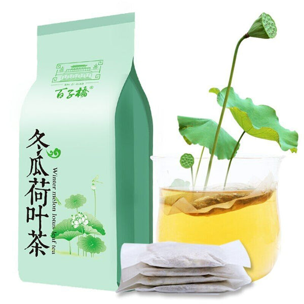 HelloYoung 40 Pcs Herbal Teabags Includes Rose Lotus Leaf and White Gourd Slimming Tea Bag