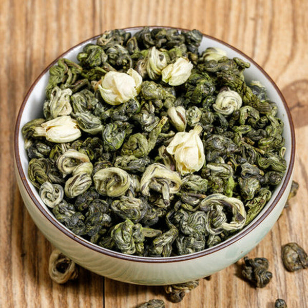 HelloYoung Natural Chinese Green Tea 100% Organic Premium Grade Jasmine Flower Tea 250g