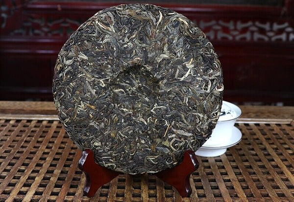 HelloYoung Autumn Frost * Haiwan Puer "Qiu Shuang" Shen Pu'er Pu-erh Raw Tea Cake 400g