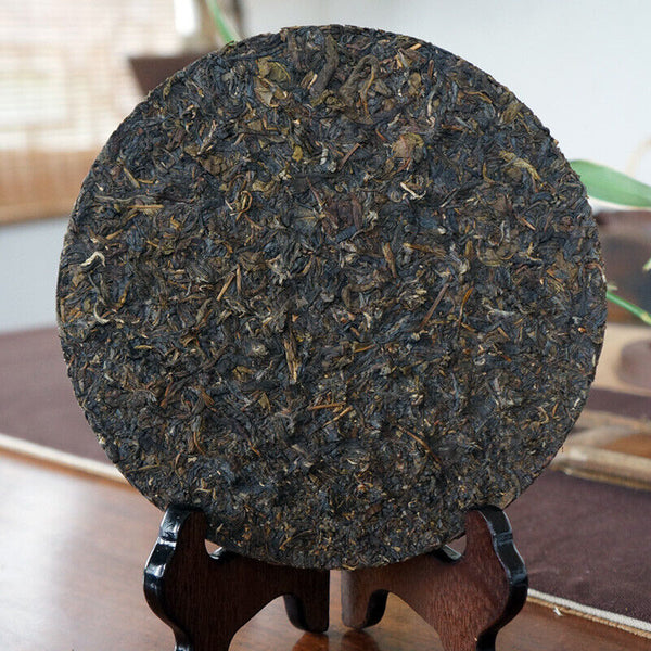 HelloYoung Iron Cake T8653 * XiaGuan Tuocha Pu'er Puer Puerh Tea Raw Shen Cake 357g