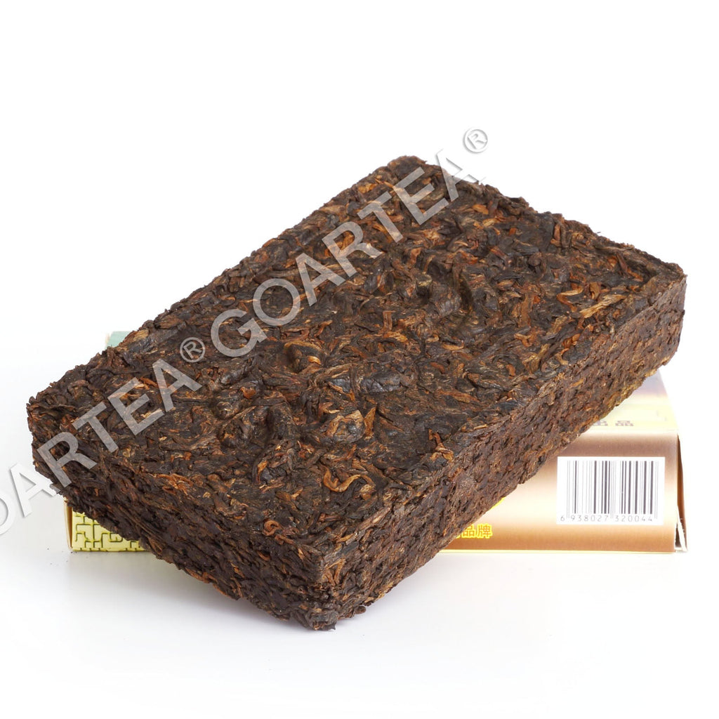 HelloYoung yr 250g Yunnan Pu'er Puer puerh Ripe Brick Tea Bulang Mount Aged Golden Bud