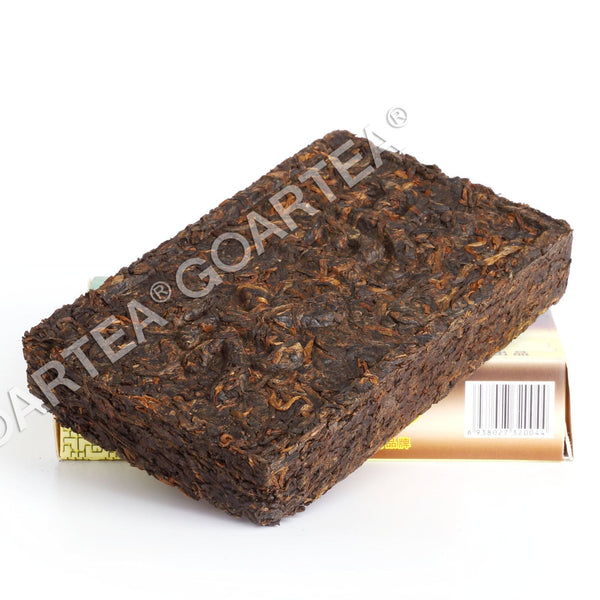 HelloYoung yr 250g Yunnan Pu'er Puer puerh Ripe Brick Tea Bulang Mount Aged Golden Bud