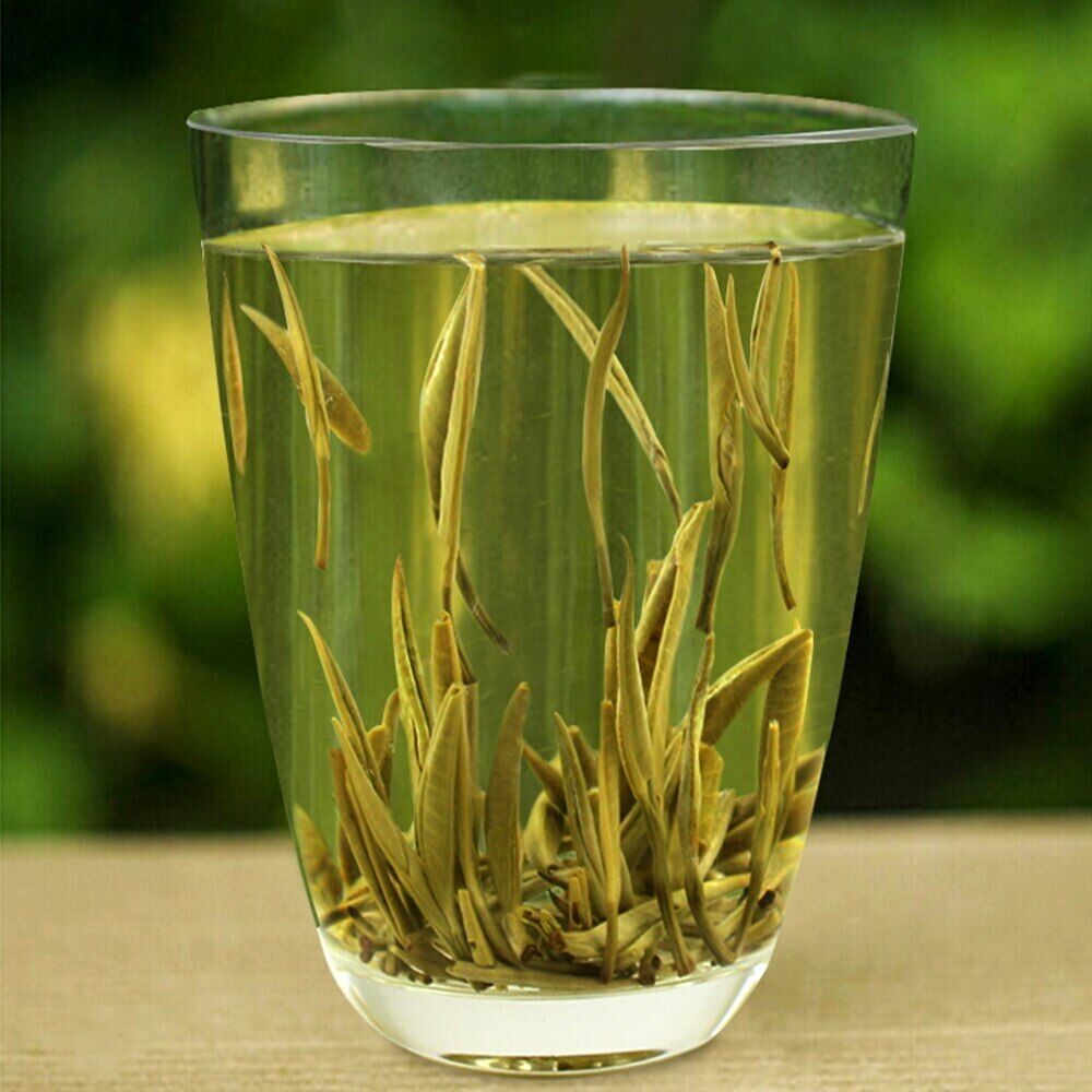 HelloYoung Green Tea Silver Needle Jasmine Scented Green Chinese Jasmine Tea King 100g