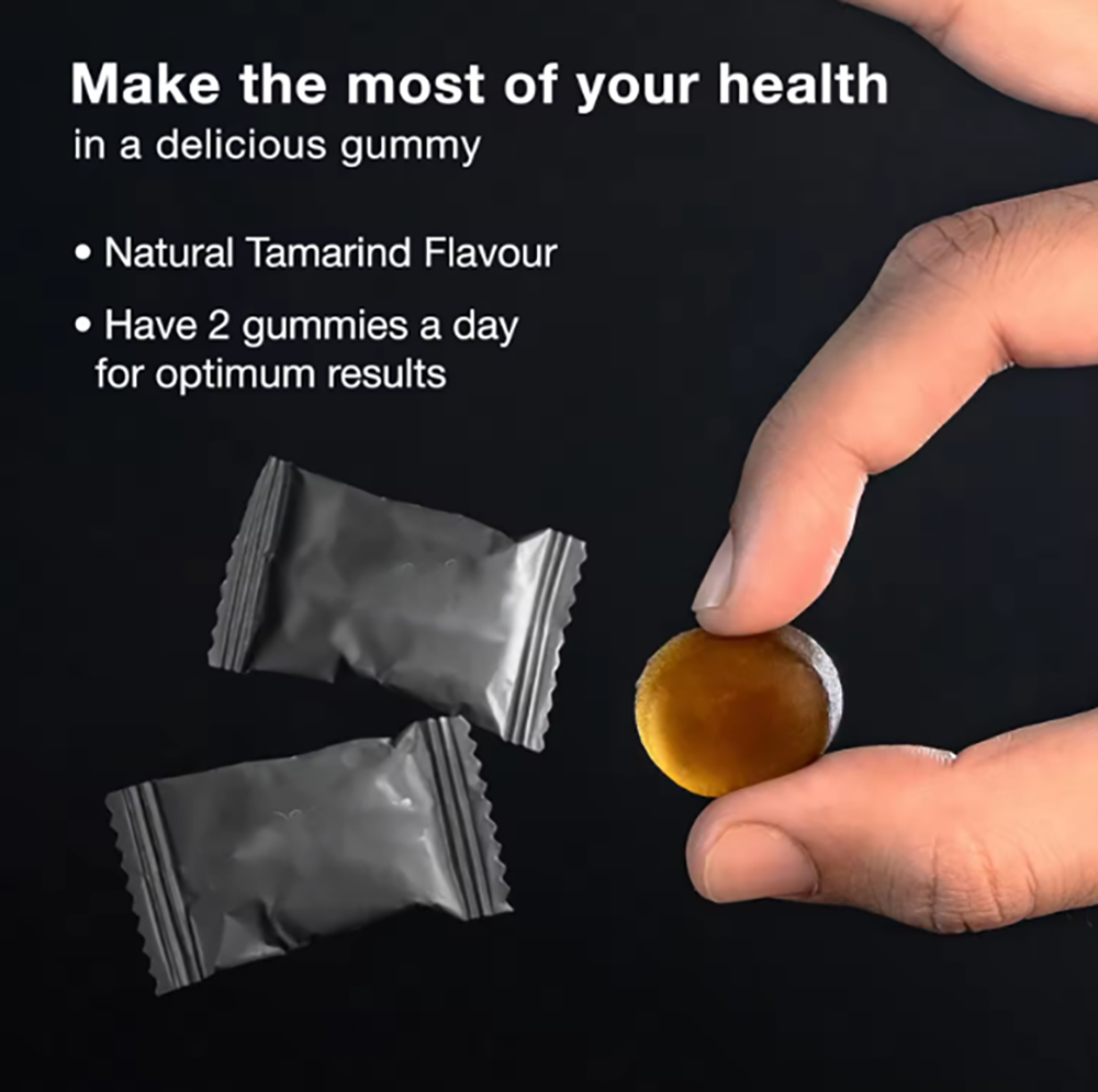 Himalaya Shilajit GOLD Gummibärchen, Bio, extrem wirksam 3000 mg, Fulvosäure