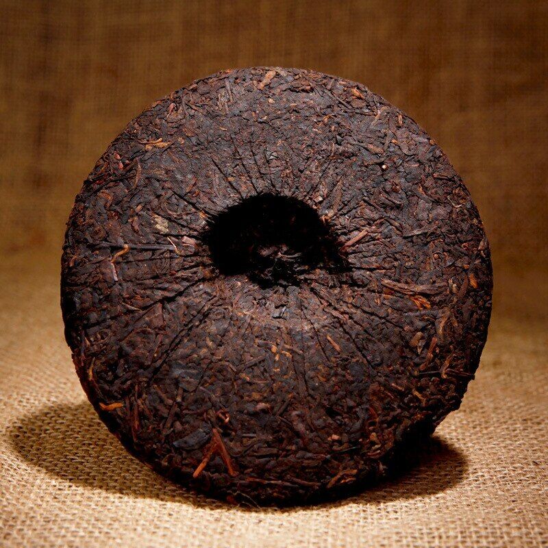HelloYoung Ji Shun Hao Ma Bang Tribute Tea Puerh Tea Cake Ripe 357g Puer Cooked Black