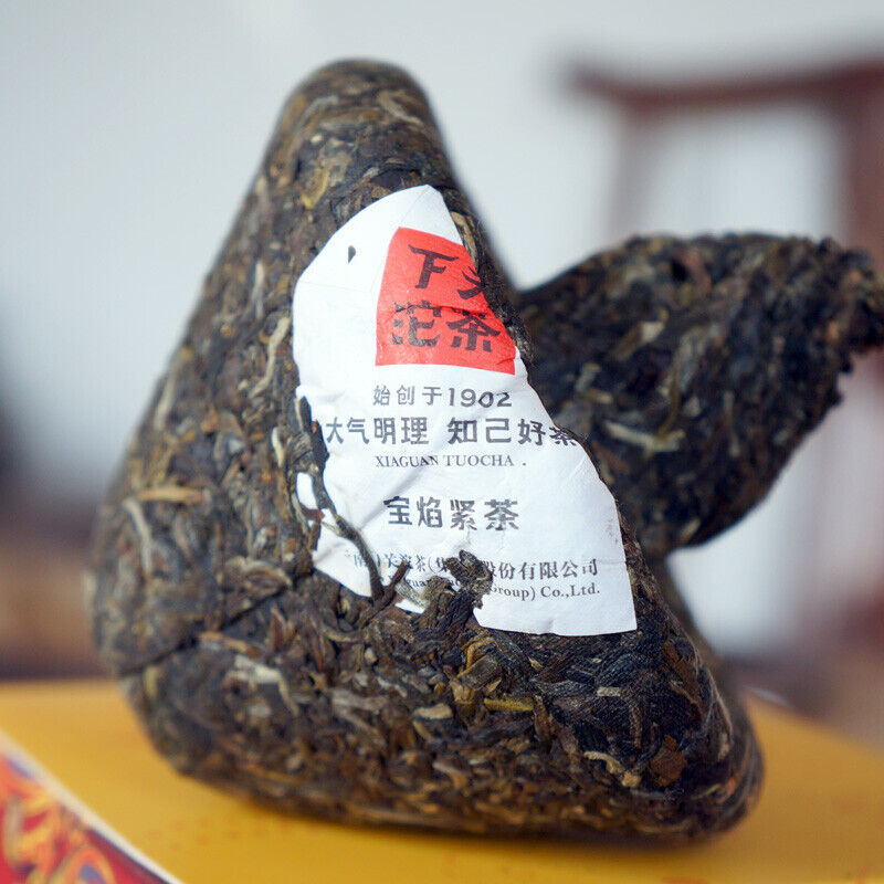 HelloYoung Bao Yan Jin Cha * Xiaguan Mushroom Tuo Cha Raw Tuocha Pu Erh Pu Er Tea 250g