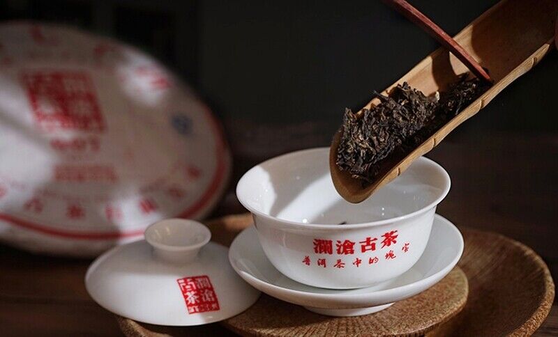 TemuTea 357g Raw Pu'er Tea, Pu-erh Tea Cake