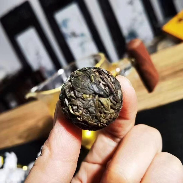 Yunnan Raw Pu-erh Tea 2021 Bingdao Dragon Ball Pu'er Raw Tea Spring Puerh 500g