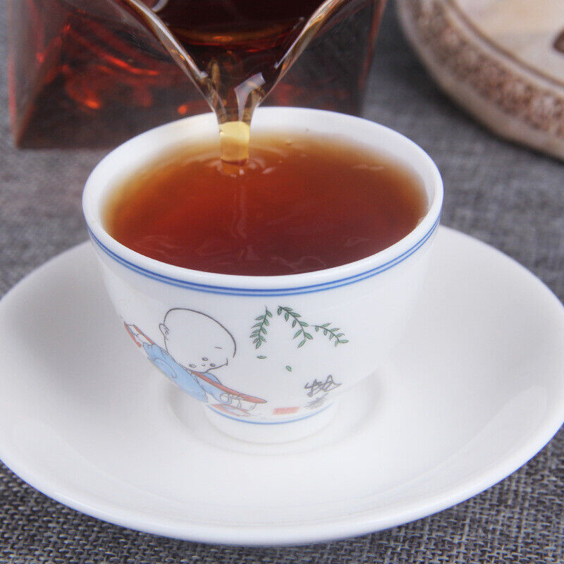 HelloYoung Year Yunnan Longsheng Puerh Tea Cake Classic 0658 Pu'er Ripe Tea 357g