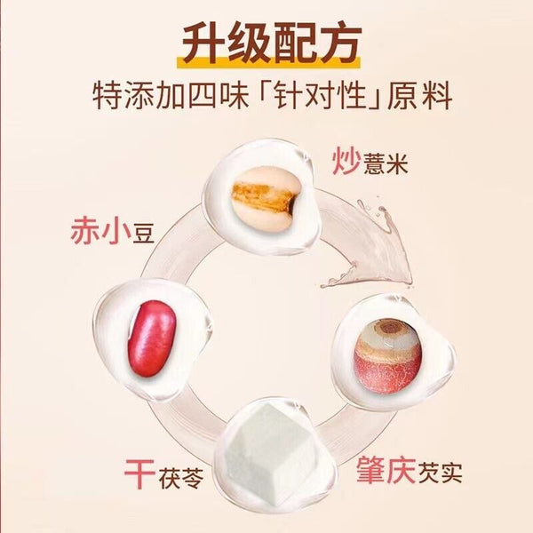 HelloYoung Health Tea Five Fingers Hairy Peach and Tuckahoe Tea五指毛桃土茯苓茶红豆薏米苦荞赤小豆橘皮芡实栀子祛湿茶