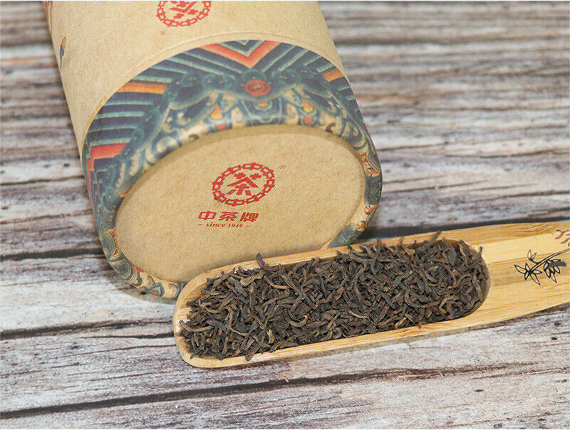 HelloYoung China Tea Ripe Puer Gongting Palace Pu'er Cooked Tea Loose Tea 150g Tin