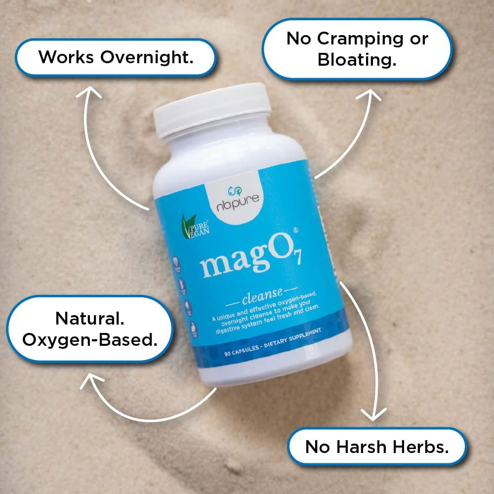 Mago7 -Natural Colon Cleanse & Detox -Occasional Constipation Relief 180 Capsule
