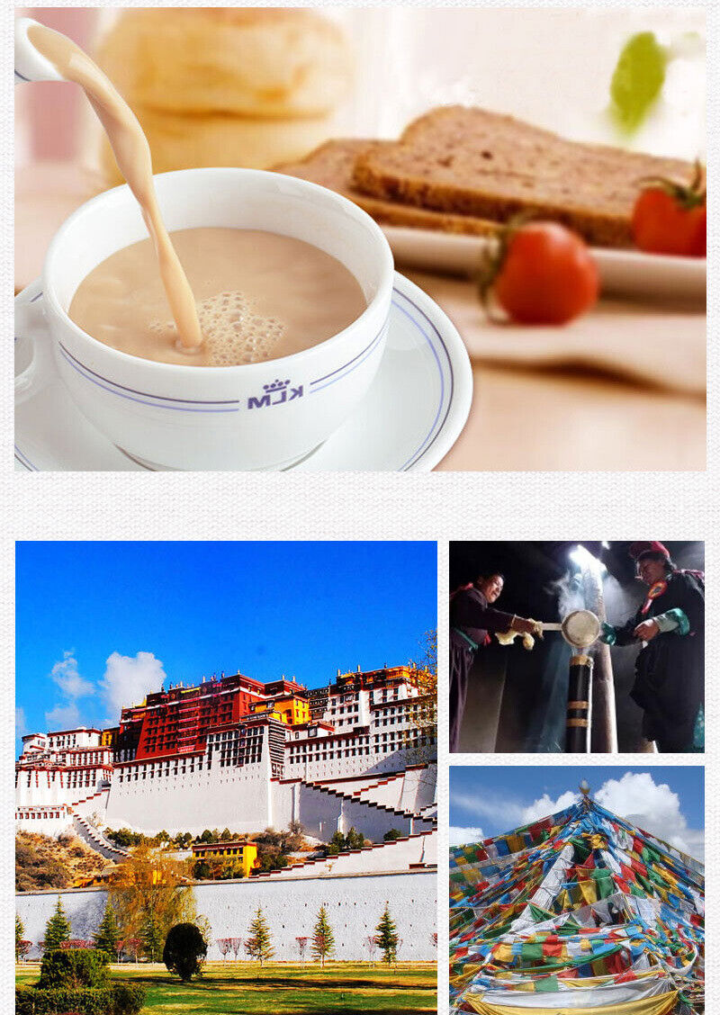 HelloYoung Instant Tibetan Flavour Yak Sweet Butter Tea 320g Tibet Buttered Tea Su You Cha