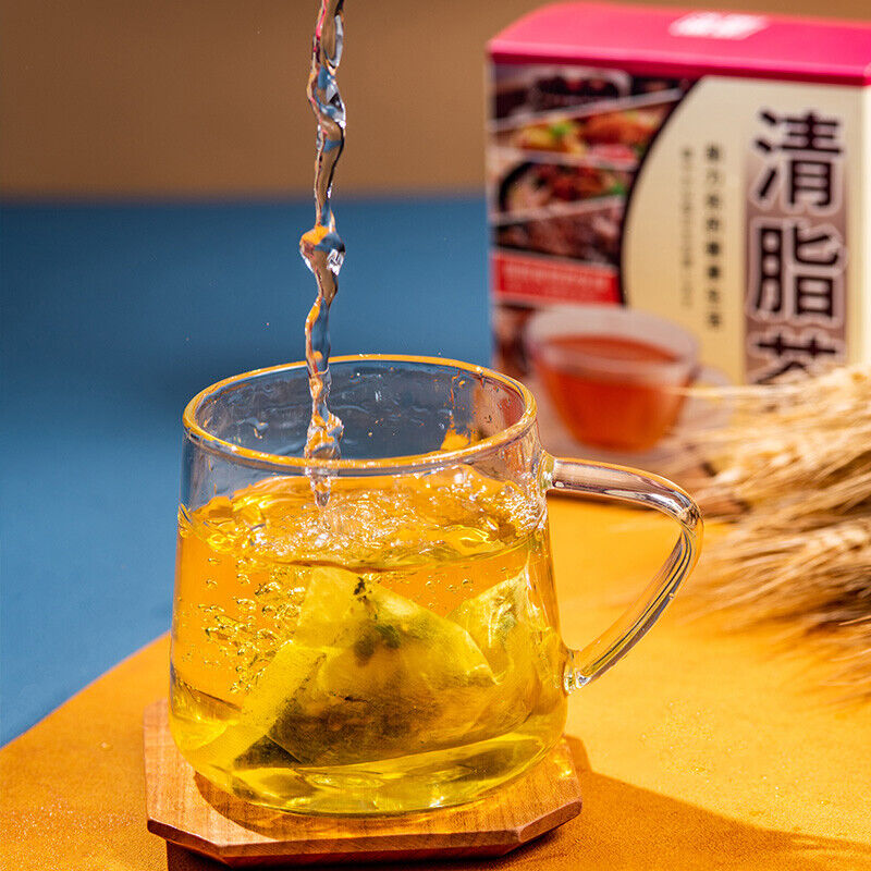 HelloYoung Natural Healthy Tea Fat FlowTea日式脂流茶 5g*30小袋荷叶茶排油枸杞菊花决明子大麦桑叶甘草茶包 清脂j减油茶解腻 喝出轻盈体态