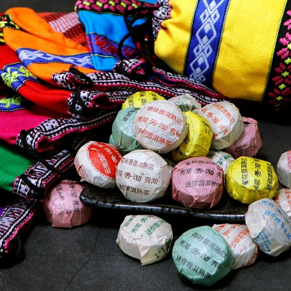 TemuTea Organic Tea Chai Bag Ripe Puerh Tea Different Flavors Mini Natural Tea