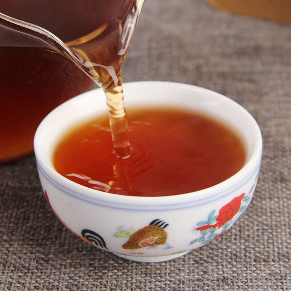 HelloYoung Yunnan 'Jia' Word Mini Tea Brick Shu Pu Er Pu-erh Ripe Tea Aged Puerh Brick 250g