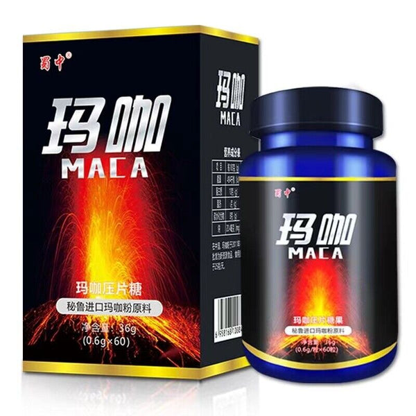 HelloYoung Maca Root Remedy 600mg Blet Cady 100% Natural 60 Capsules Exotic Men's Herbs