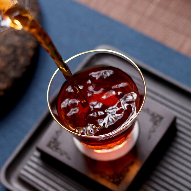 HelloYoung 7572 Menghai Dayi Puer Tea Cake TAETEA Pu-erh China Yunnan Pu'er 357g Ripe