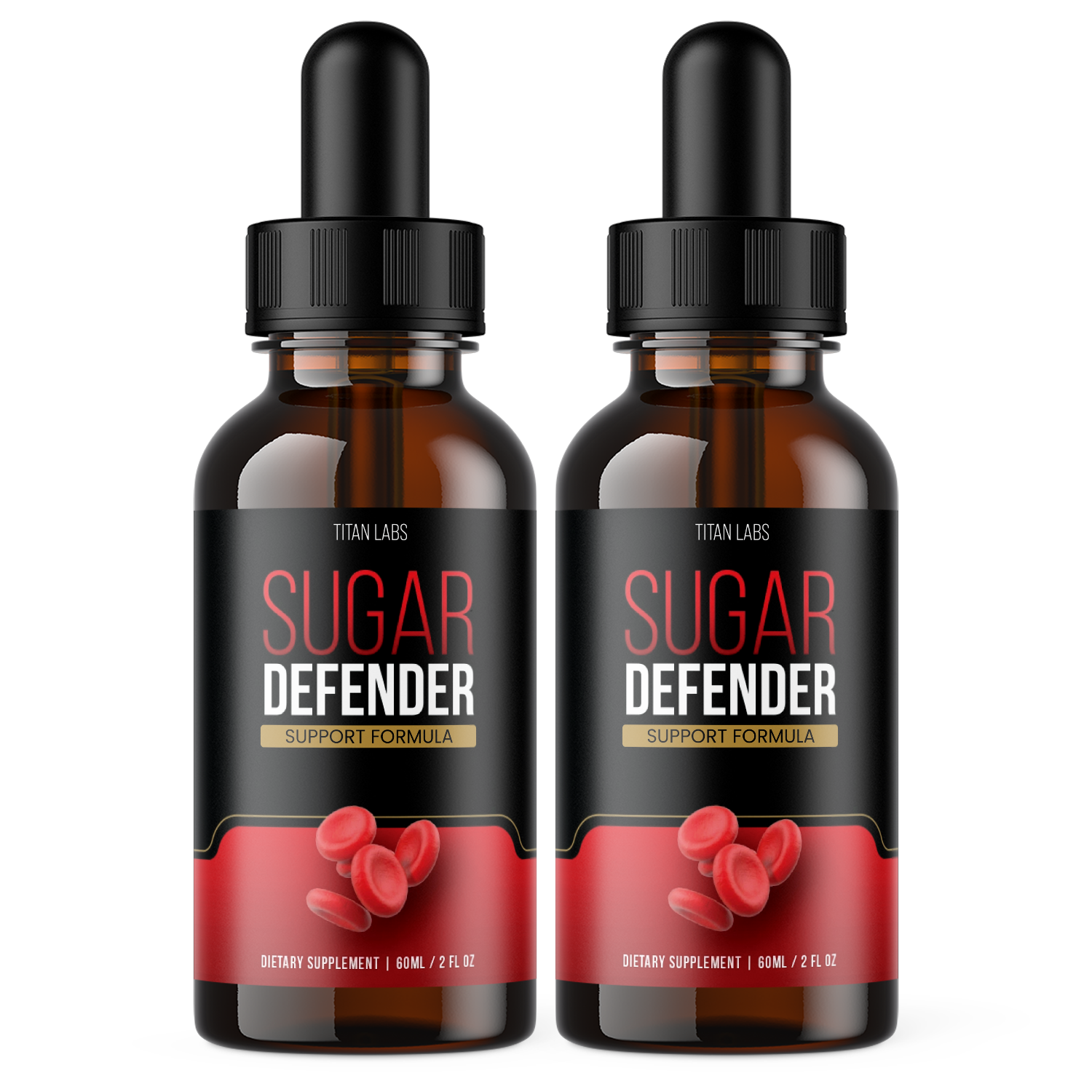 (2 Pack) Sugar Defender,Blood Sugar Support Supplement Sugar Defender (4oz)