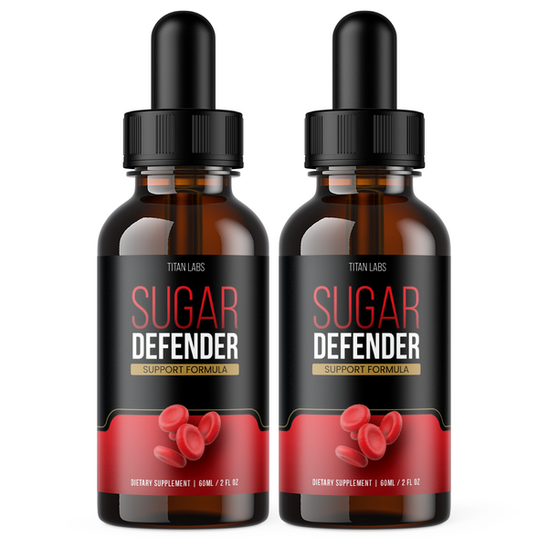 (2 Pack) Sugar Defender,Blood Sugar Support Supplement Sugar Defender (4oz)