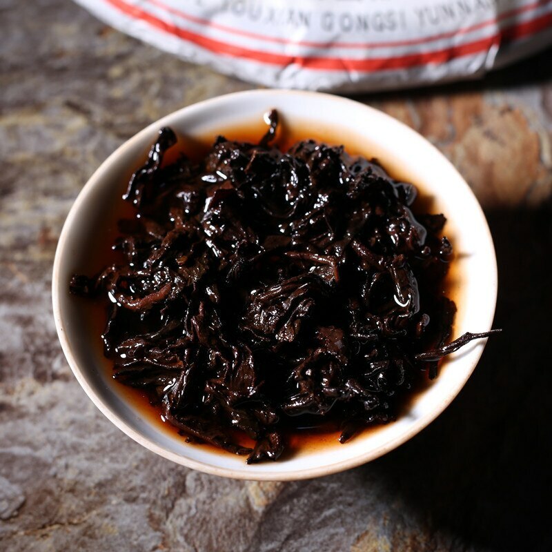 Menghai Heaven Earth Royal Big Tree Lao Ban Zhang Pu-erh Tea Cake 357g Ripe Tea