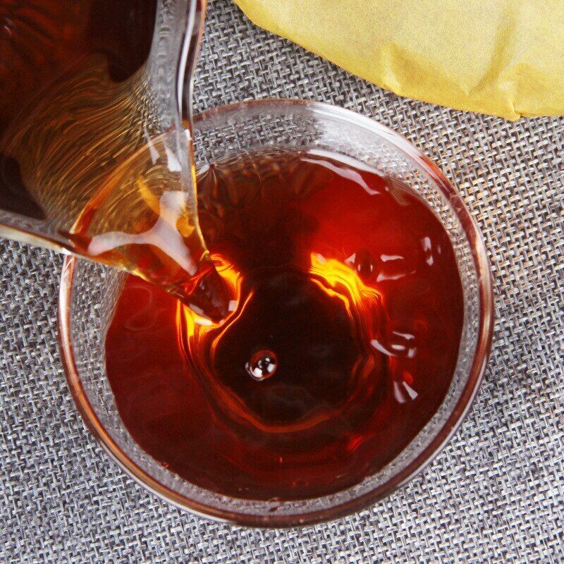 TemuTea 357g Ripe Pu-erh Tea, Qizi Cake Tea Ripe Puer Tea Cake