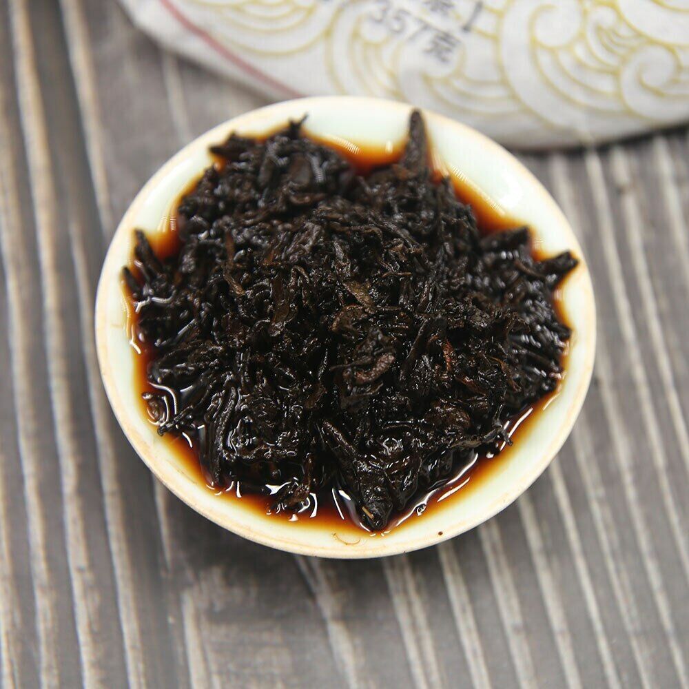 HelloYoung Jin Ju Ding Ripe Puer Tea "Nan Nuo Shan" Shu Puerh tea Chinese Tea 357g