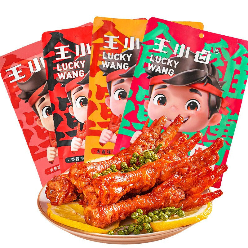 210g/bags tiger skin chicken feet ready to eat braised chicken feet China snack Main image