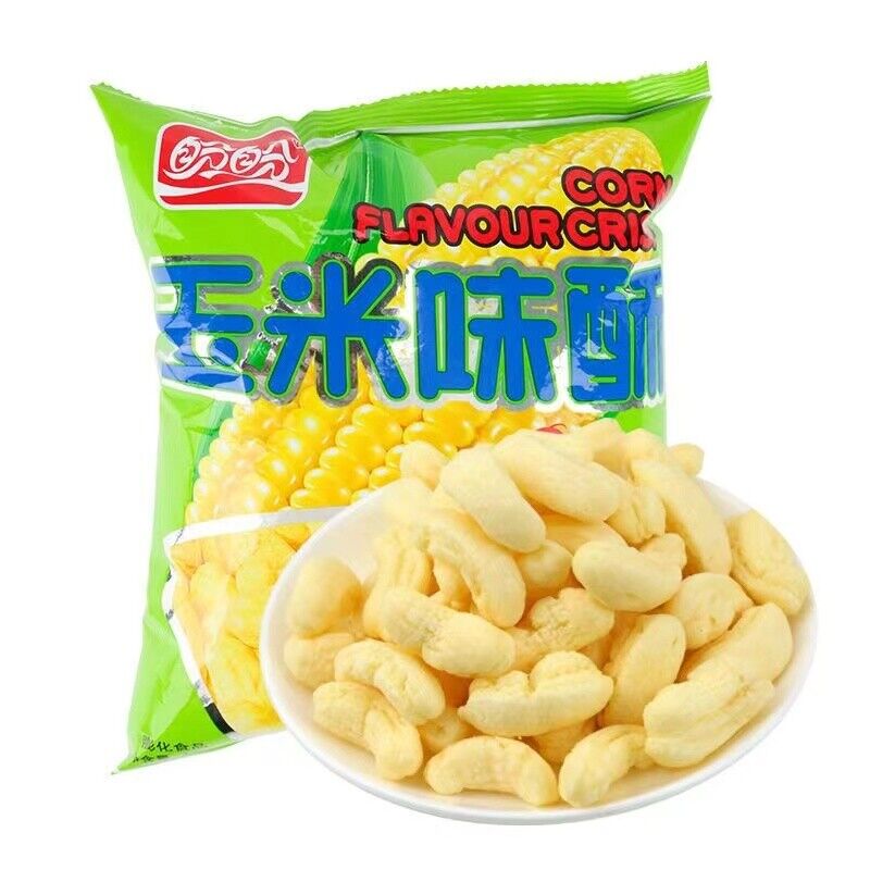 105g*3bags Panpan Corn flavour crisp Classic puffed snacks 盼盼玉米味酥儿童经典怀旧小零食 Main image