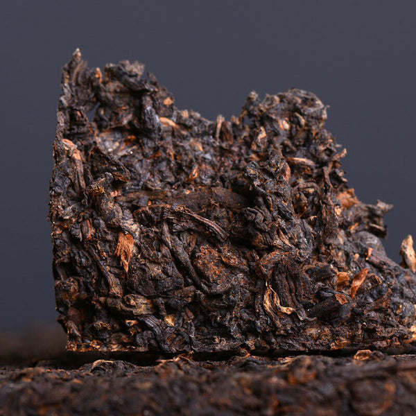 HelloYoung Haiwan Old Tree Tea Puer Tea "Lao Shu Qiao Mu" Pu-erh Ripe Pu Er Brick 250g