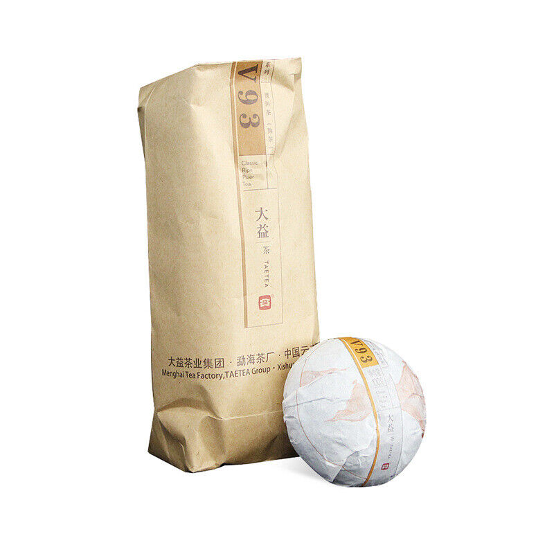 HelloYoung Menghai V93 Classic Ripe Pu'er Tea Dayi Ripe Shu Pu Er Tuocha Tuo Cha 500g