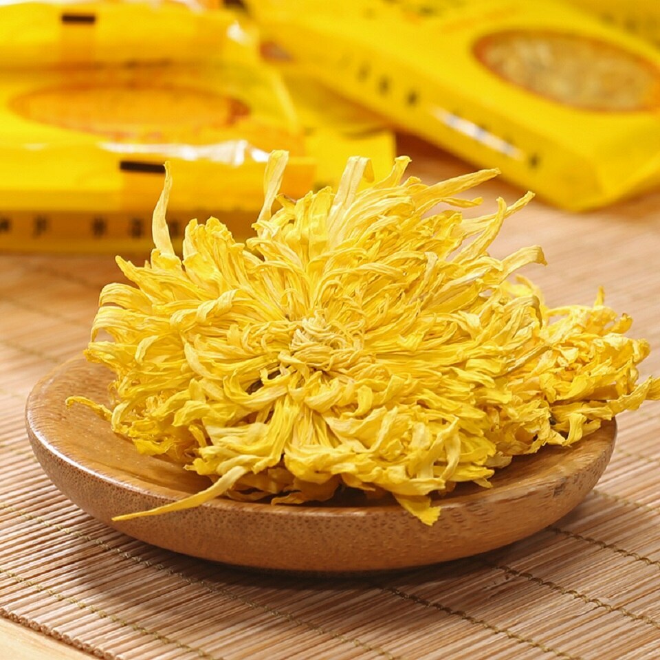 100 Blooms Chrysanthemum Tea Flower Blossom Cooling Healing Golden Floral Tea Main image