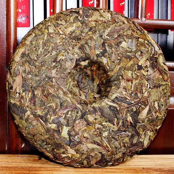 Yunnan Puerh Raw Tea Lceland Golden Leaves Raw Pu'er Tea Cake Pu-erh Tea 357g