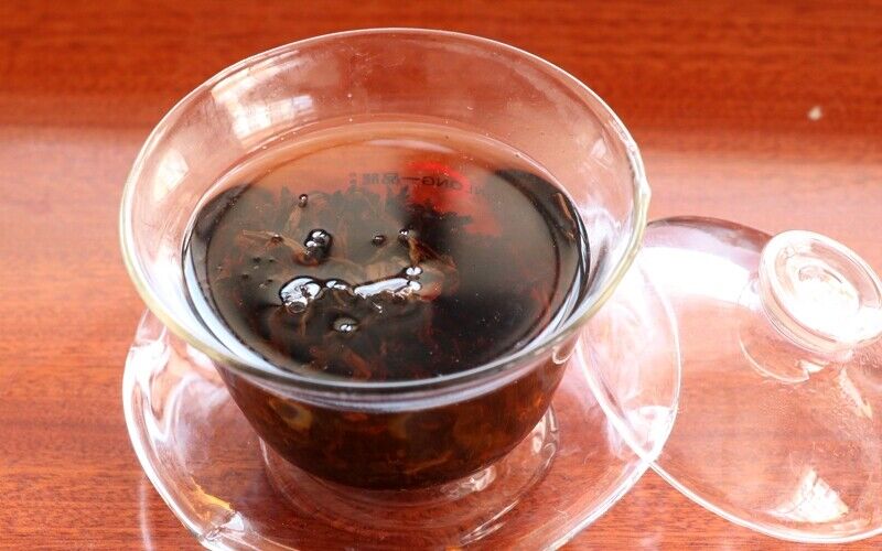 HelloYoung Puer Golden Buds * Year Menghai BaJiaoTing Pu'er Puerh Pu-erh Tea Cake 200g