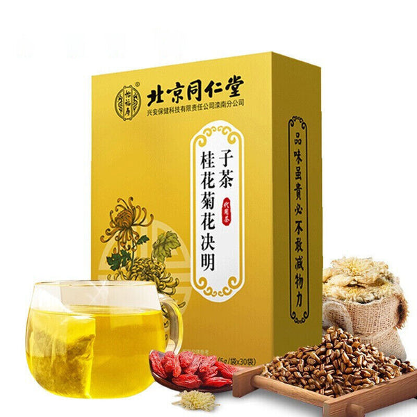 怡福寿桂花菊花决明子茶 菊花决明子养生茶150g TongRenTang cinnamon chrysanthemum cassia seed tea